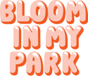 Bloom in my park, surface pattern design for fabric, NFT-collection Bloomers and some fun products. Female led company. Entrepeneur.  Learning by doing. Flowers, animals, 70's, vintage design. Women in NFT's. Happy illustrations. Sammie. Non-binary 